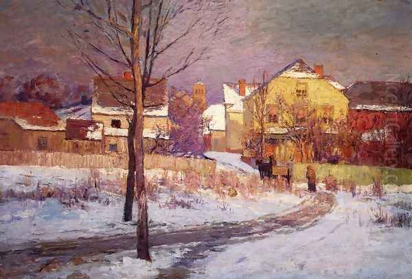 Tinker Place 1891 Oil Painting by Theodore Clement Steele