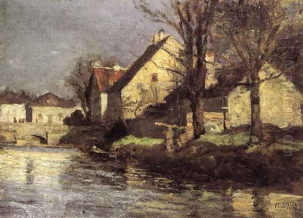 Canal, Schlessheim by Theodore Clement Steele