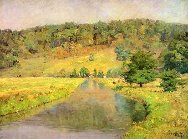 Gordon Hill Oil Painting by Theodore Clement Steele