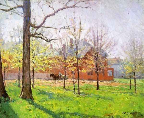 Talbott Place Oil Painting by Theodore Clement Steele