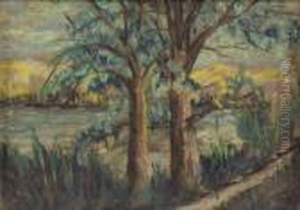 Landscape Sketch by Theodore Robinson