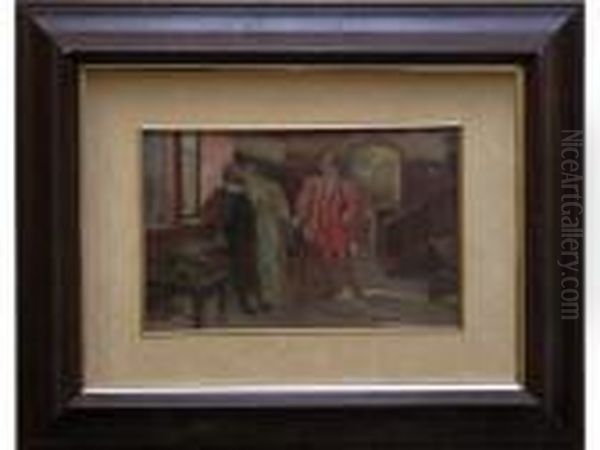 Les Fiances Oil Painting by Georges Antoine Rochegrosse