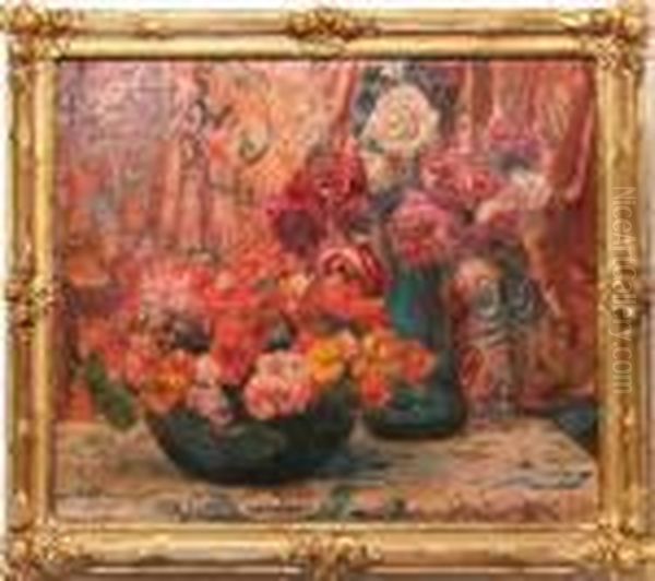 Circa 1900 -1920 Oil Painting by Georges Antoine Rochegrosse