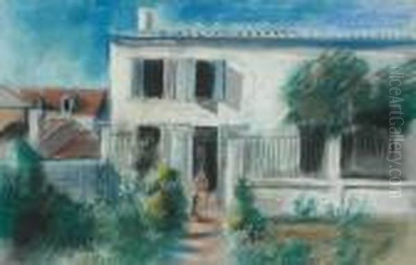 Vue Du Jardin Oil Painting by Vera Rockline