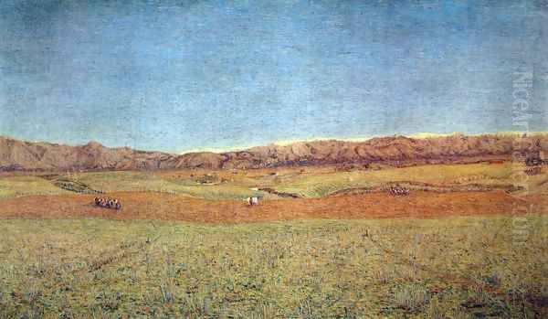 Landscape Oil Painting by Giovanni Segantini