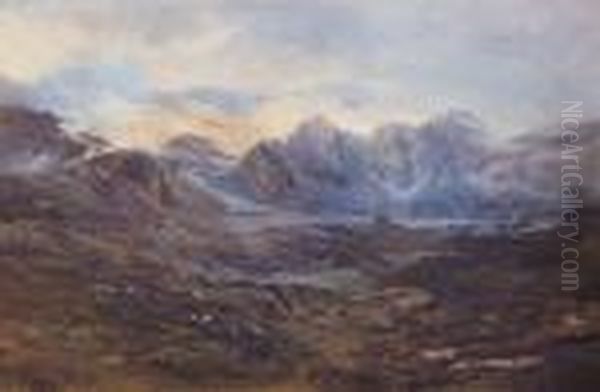 Paesaggio Montano Oil Painting by Leonardo Roda