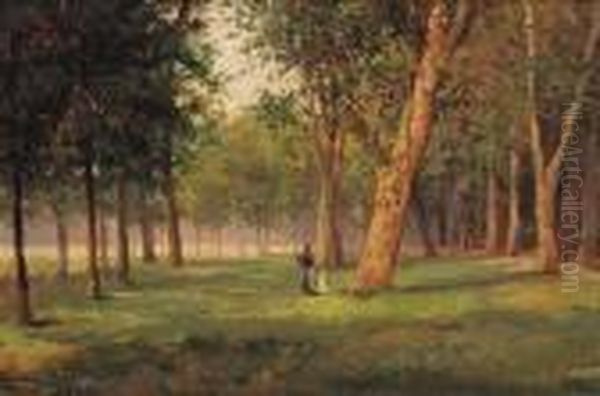 Nel Bosco Oil Painting by Leonardo Roda