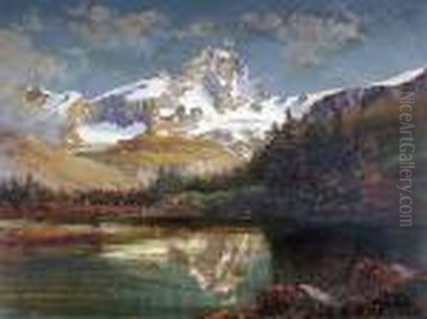 Monte Vim, Alpine View Oil Painting by Leonardo Roda