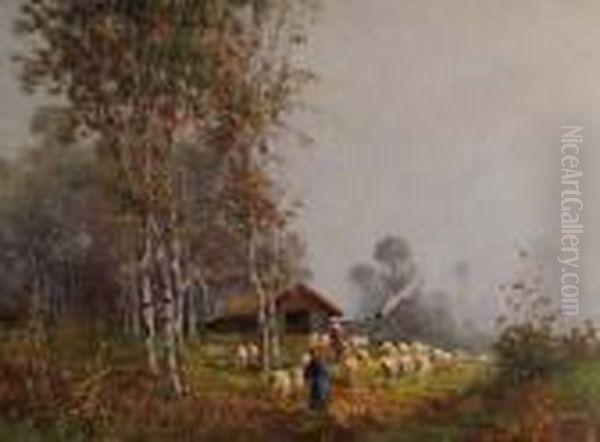 Pagina Autunnale Oil Painting by Leonardo Roda