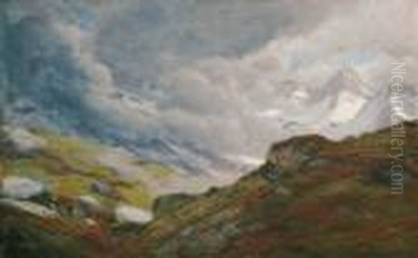 Nuvole sulla Montagna Oil Painting by Leonardo Roda