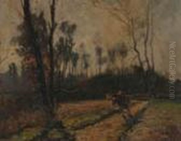 Nel Bosco D'autunno Oil Painting by Leonardo Roda