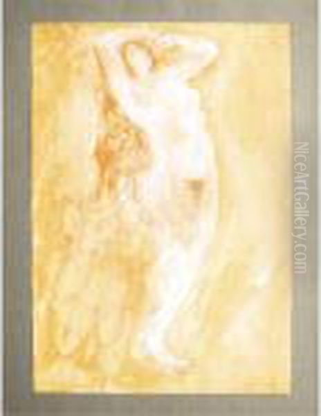 Wonderful Print By August Rodin Oil Painting by Auguste Rodin