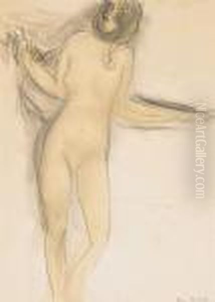 Femme Nue Debout Oil Painting by Auguste Rodin