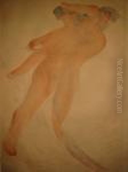 Deux Femmes Oil Painting by Auguste Rodin