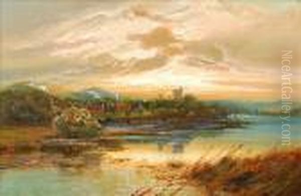 Wooton On Severn Oil Painting by Clarence Roe