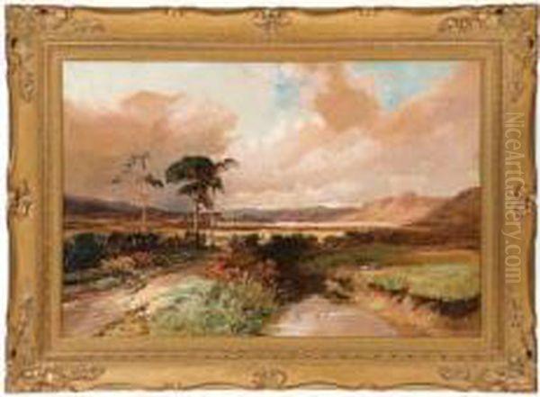 Landscape Oil Painting by Clarence Roe