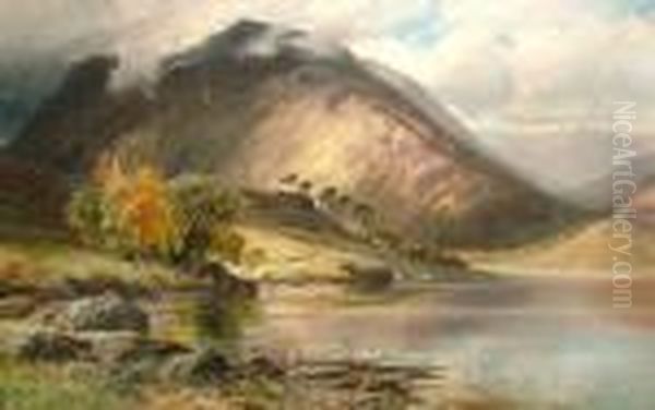 Buttermere Oil Painting by Clarence Roe