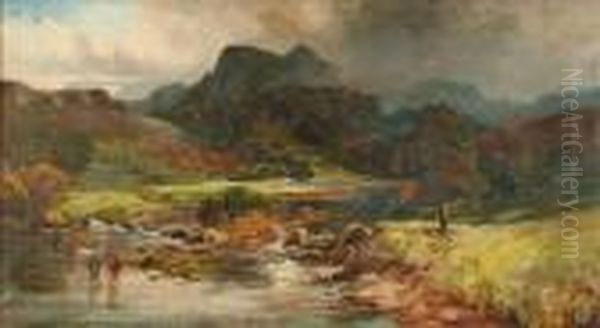 Moel Seaton Oil Painting by Clarence Roe