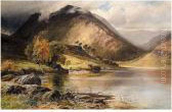 Buttermere Oil Painting by Clarence Roe