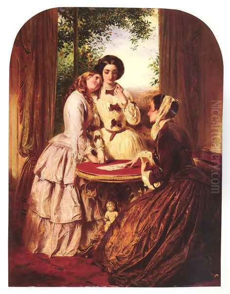 Doubtful Fortune Oil Painting by Abraham Solomon