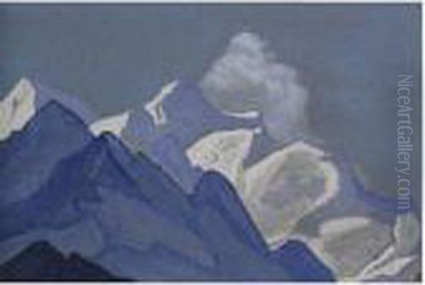 Foothills Of Kanchenjunga by Nicolaj Konstantinov Roerich