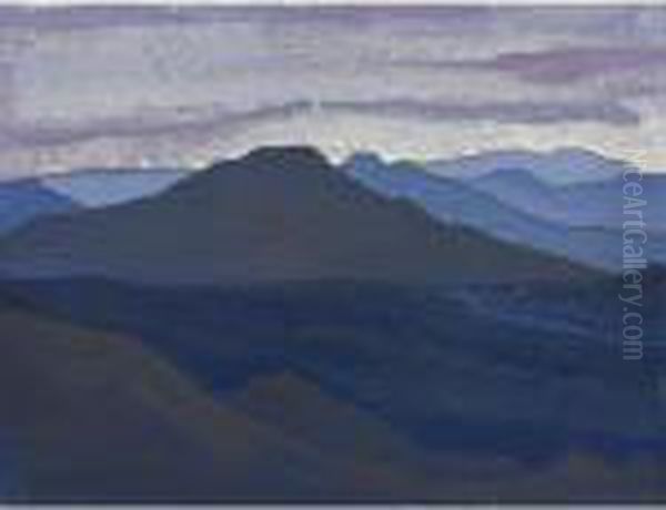 Tarbagatai Oil Painting by Nicolaj Konstantinov Roerich