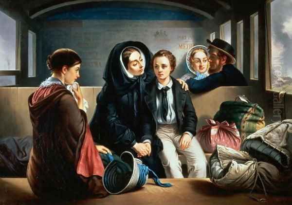 Second Class - The Parting by Abraham Solomon