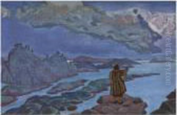 The Command Oil Painting by Nicolaj Konstantinov Roerich