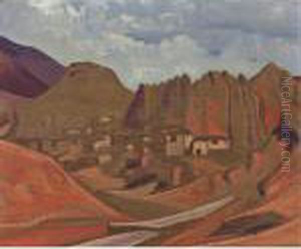 Sandoling, 1925 Or 1926 Oil Painting by Nicolaj Konstantinov Roerich