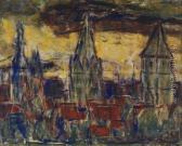 Soest Oil Painting by Christian Rohlfs