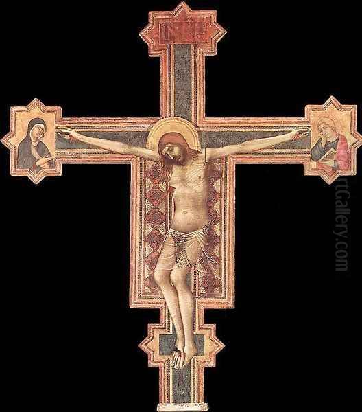 Crucifix 1321-25 Oil Painting by Louis de Silvestre