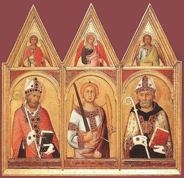 Polyptych 1320-25 Oil Painting by Louis de Silvestre