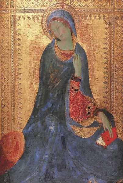 The Virgin of the Annunciation (2) 1333 Oil Painting by Louis de Silvestre