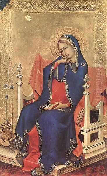 The Virgin of the Annunciation (1) 1333 Oil Painting by Louis de Silvestre