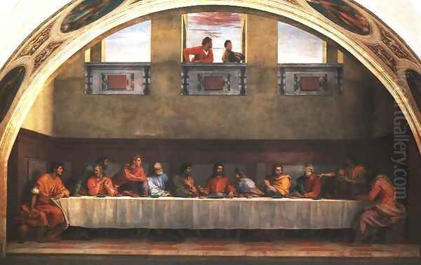 Last Supper Oil Painting by Andrea Del Sarto