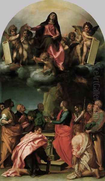 Assumption of the Virgin 1529 Oil Painting by Andrea Del Sarto