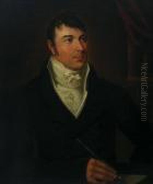 Portrait Ofjohn Askew Of Whitehaven Oil Painting by George Romney