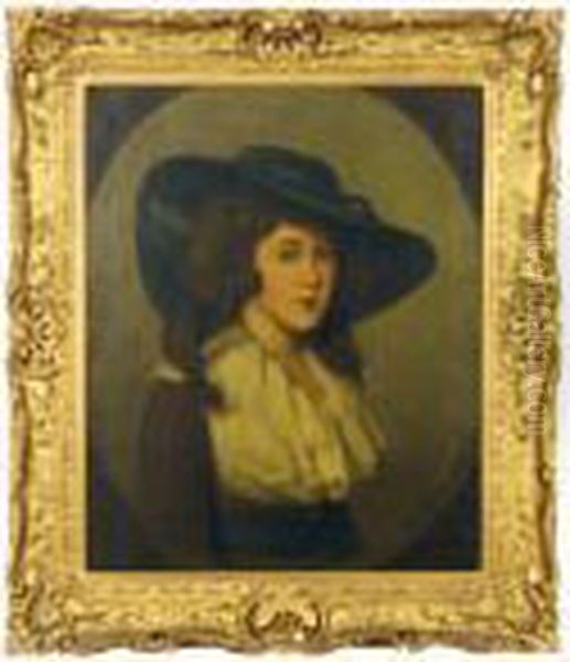 Portrait Of A Lady, Traditionally Identified As Mildred, Countessof Derby Oil Painting by George Romney