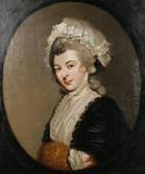 Mrs Mary Robinson As 'perdita' Oil Painting by George Romney