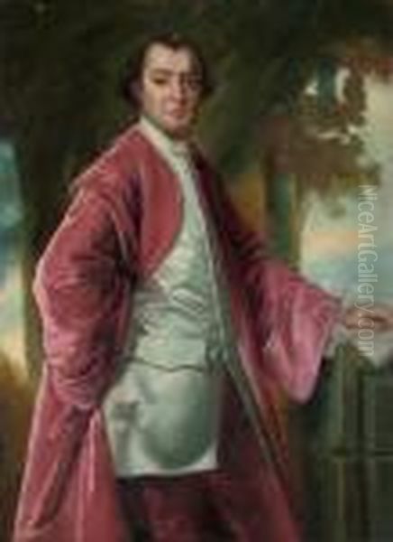 Portrait Of William Salmond Of Waterfoot Oil Painting by George Romney