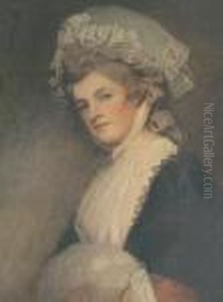 Portrait Of A Lady Oil Painting by George Romney