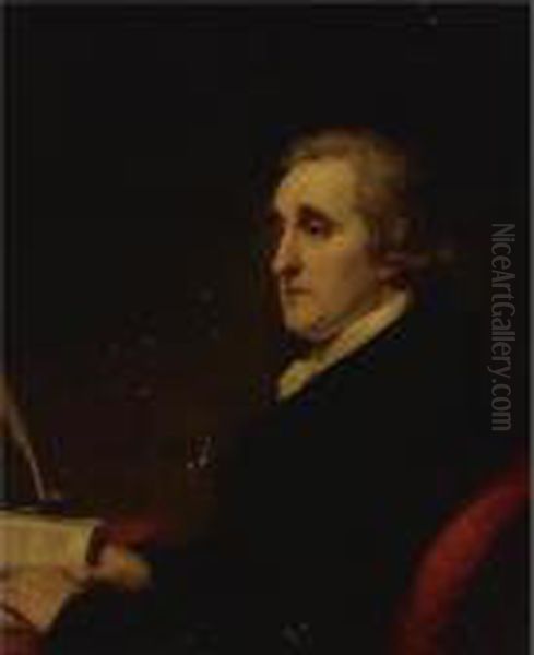 Portrait Of Sir Thomas Mansfield, Esq. Oil Painting by George Romney