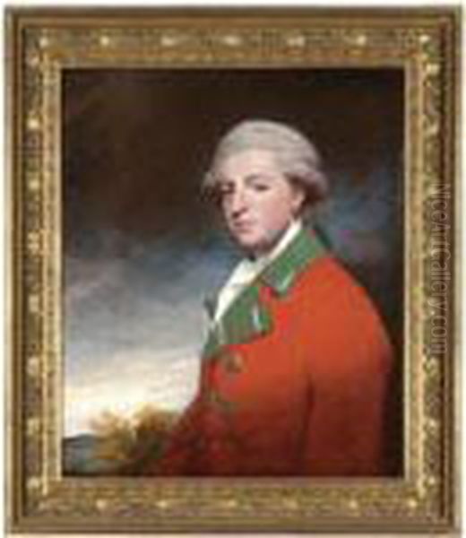 Portrait Of William Mcdowall Of St Kitts Oil Painting by George Romney