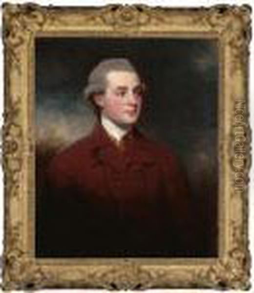 Portrait Of Richard Aldworth-neville Griffin, Lord Braybrooke (1750-1825) Oil Painting by George Romney