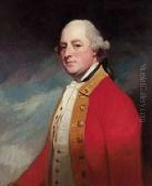 Lord George Lennox Oil Painting by George Romney