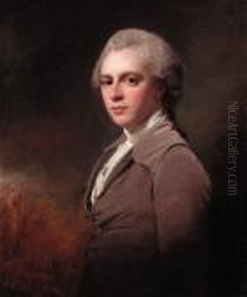 Portrait Of George Cowper Oil Painting by George Romney