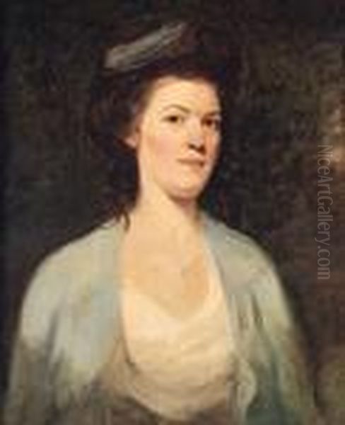 Portrait Of A Lady Oil Painting by George Romney