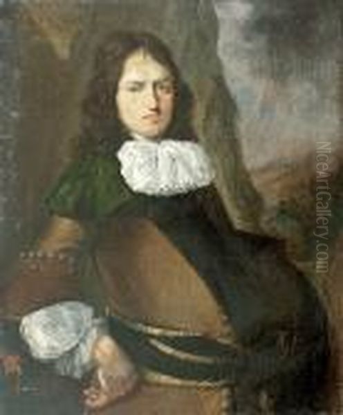 Portret Szlachcica Oil Painting by Johan Heinrich Roos