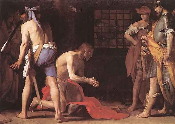 Beheading of St John the Baptist c. 1634 Oil Painting by Massimo Stanzione