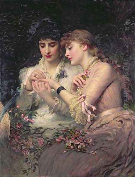 A Thorn Amidst Roses, c.1887 Oil Painting by James Sant